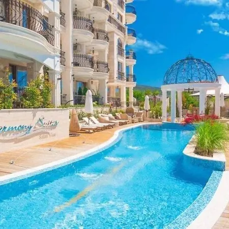 Sweti Wlas Premium Ferienwohnung Polarstar Beach Luxury Apartment 150 M Zum Strand Pool 1 Balkon Meeresblick Google Tv Bis Zu 4 Personen Apartment